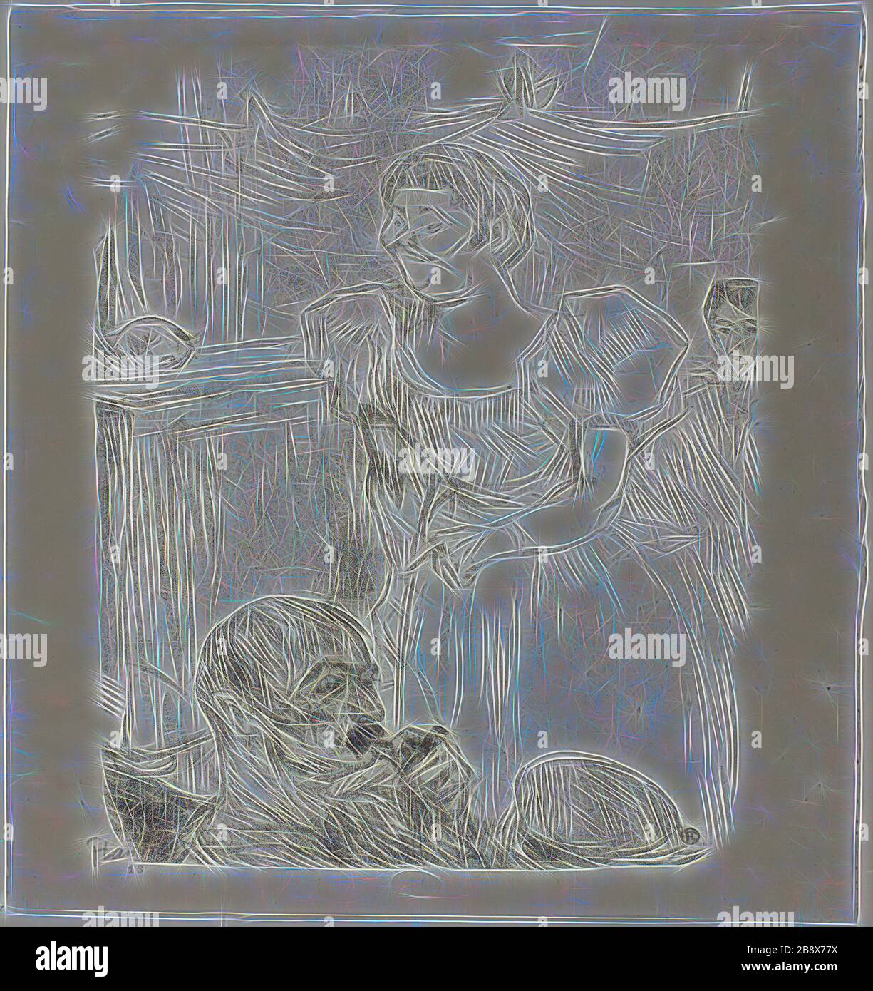 Di ti Fellow, englischer Sänger in einem Café-Konzert, 1898, Henri de Toulouse-Lautrec, Französisch, 1864-1901, Frankreich, Lithograph auf grauelfenbeinfarbenem Laienpapier aus China, 322 × 260 mm (Bild), 356 × 334 mm (Blatt), von Gibon neu vorgestellt, Design von warmem, fröhlichem Leuchten von Helligkeit und Lichtstrahlen. Klassische Kunst mit moderner Note neu erfunden. Fotografie, inspiriert vom Futurismus, die dynamische Energie moderner Technologie, Bewegung, Geschwindigkeit und Kultur revolutionieren. Stockfoto