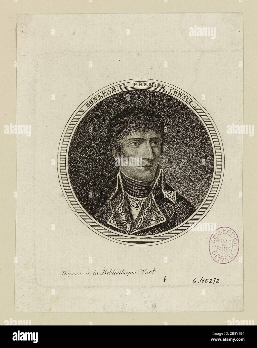 Erster Consul Bonaparte. Stockfoto