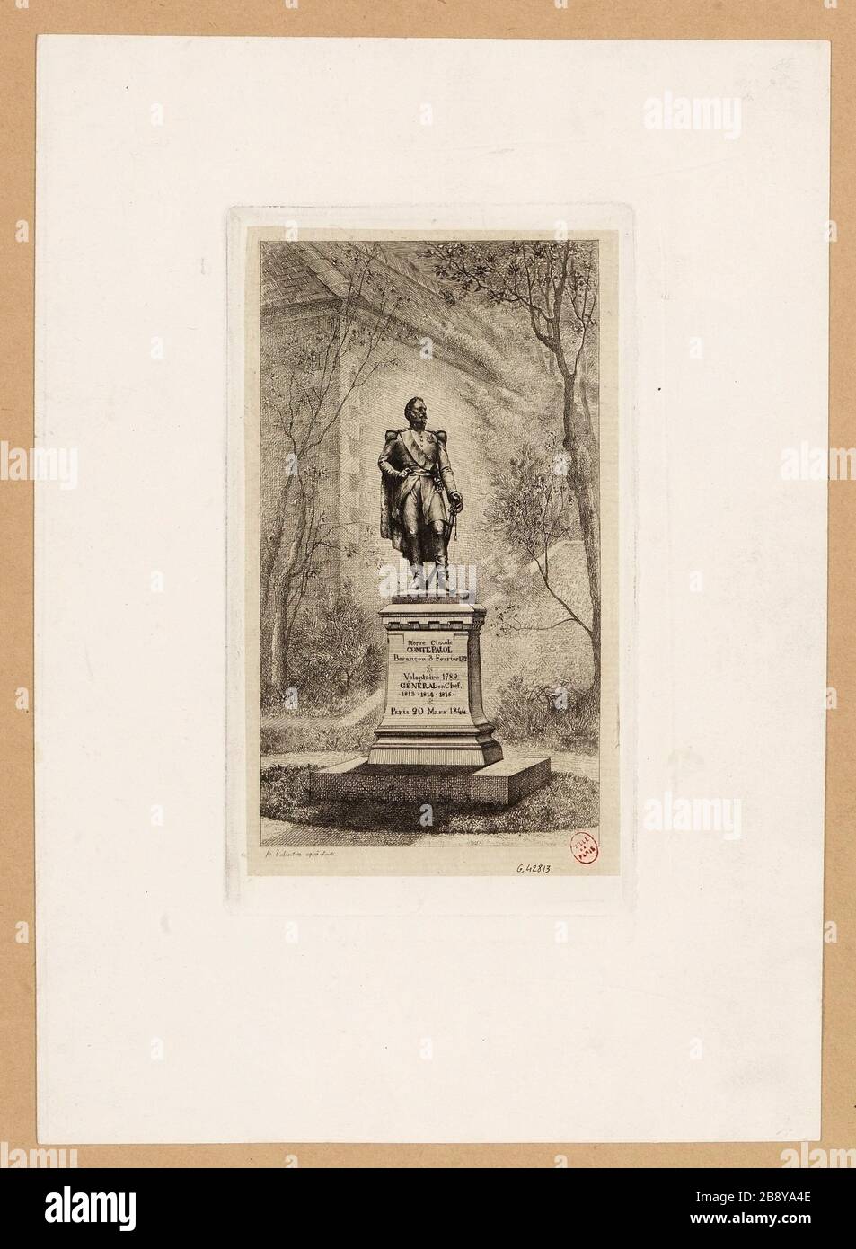 Claude Pierre Pajol (1776-1844), General des Kaiserreichs und Politiker. Stockfoto