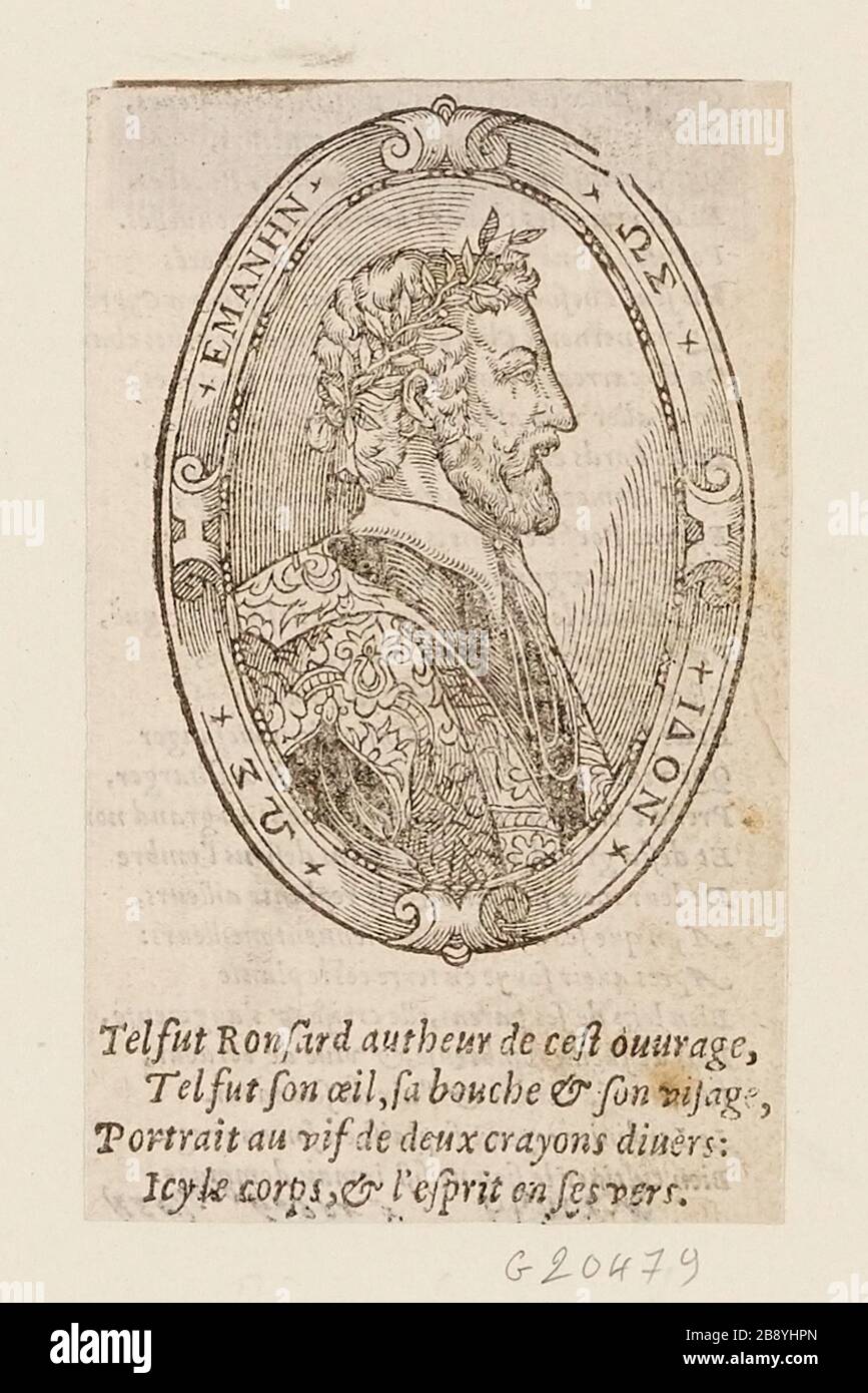 So war Ronsard Author Score von Buch das ist [...] Stockfoto