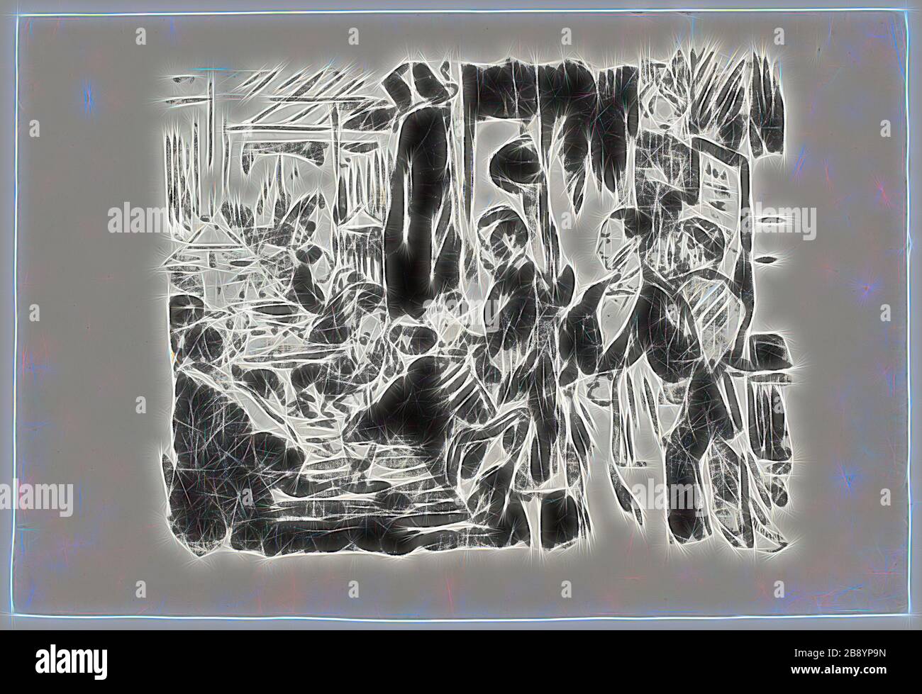 Im Café (unveröffentlichte Platte), im Jahre 1874, Édouard Manet (Französisch, 1832-1883), gedruckt von Lefman et Compagnie (Französisch, 19. Jahrhundert), Frankreich, Gillotage in Schwarz auf China-Papier aus Elfenbein, 270 × 339 mm (Bild), 325 × 482 mm (Blatt), neu von Gibon vorgestellt, Design von warmem fröhlichem Leuchten von Helligkeit und Lichtstrahlen. Klassische Kunst mit moderner Note neu erfunden. Fotografie, inspiriert vom Futurismus, die dynamische Energie moderner Technologie, Bewegung, Geschwindigkeit und Kultur revolutionieren. Stockfoto