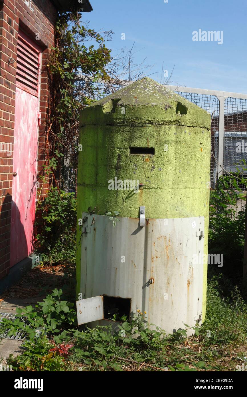 Alter Bunker und Schuppen, Deutschland, Europa Stockfoto
