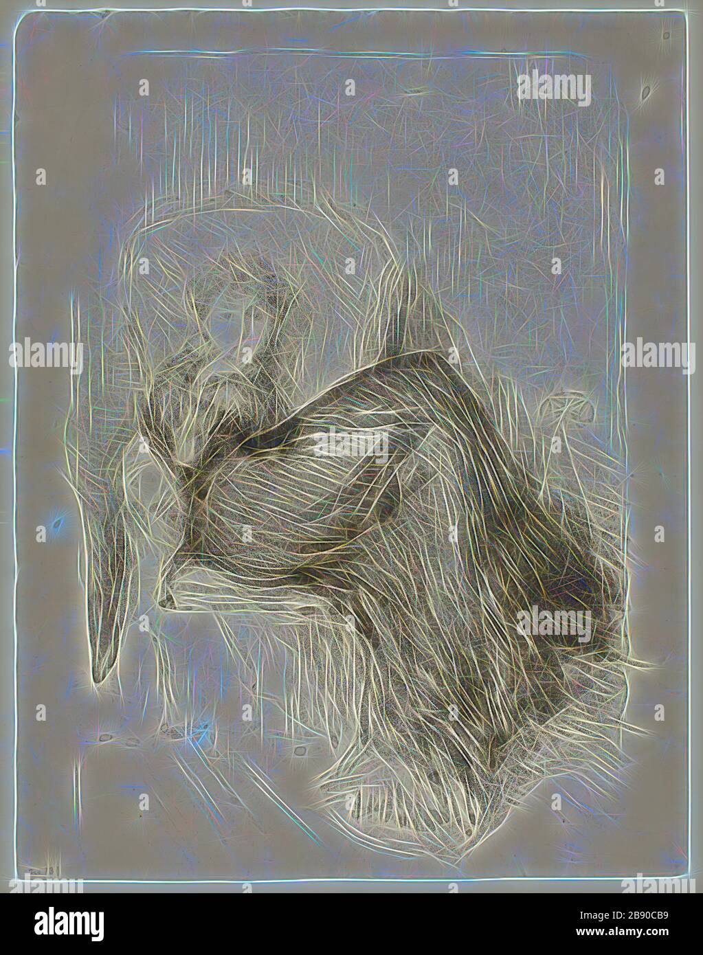 Studie: Maud sitzend, 1878, James McNeill Whistler, Amerikaner, 1834-1903, Vereinigte Staaten, Lithotint in schwarzer Tinte mit Schaben und Roulette auf gräulichem Elfenbeinwoben-Proofpapier, 265 x 185 mm (Bild), 287 x 222 mm (Blatt), von Gibon neu vorgestellt, Design von warmem fröhlichem Leuchten von Helligkeit und Lichtstrahlen. Klassische Kunst mit moderner Note neu erfunden. Fotografie, inspiriert vom Futurismus, die dynamische Energie moderner Technologie, Bewegung, Geschwindigkeit und Kultur revolutionieren. Stockfoto