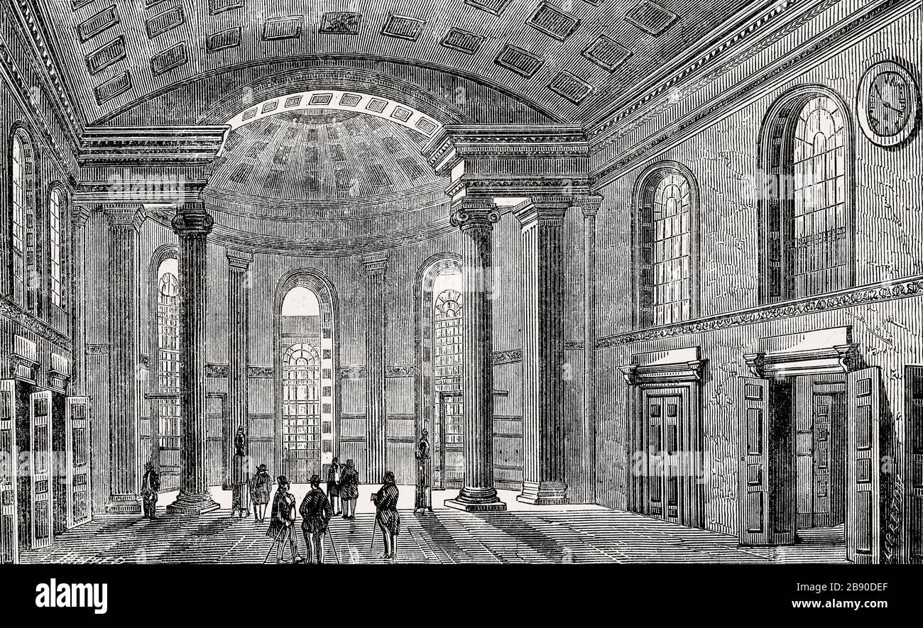 Innenansicht der American Stock Exchange, New York City, 1857 Stockfoto