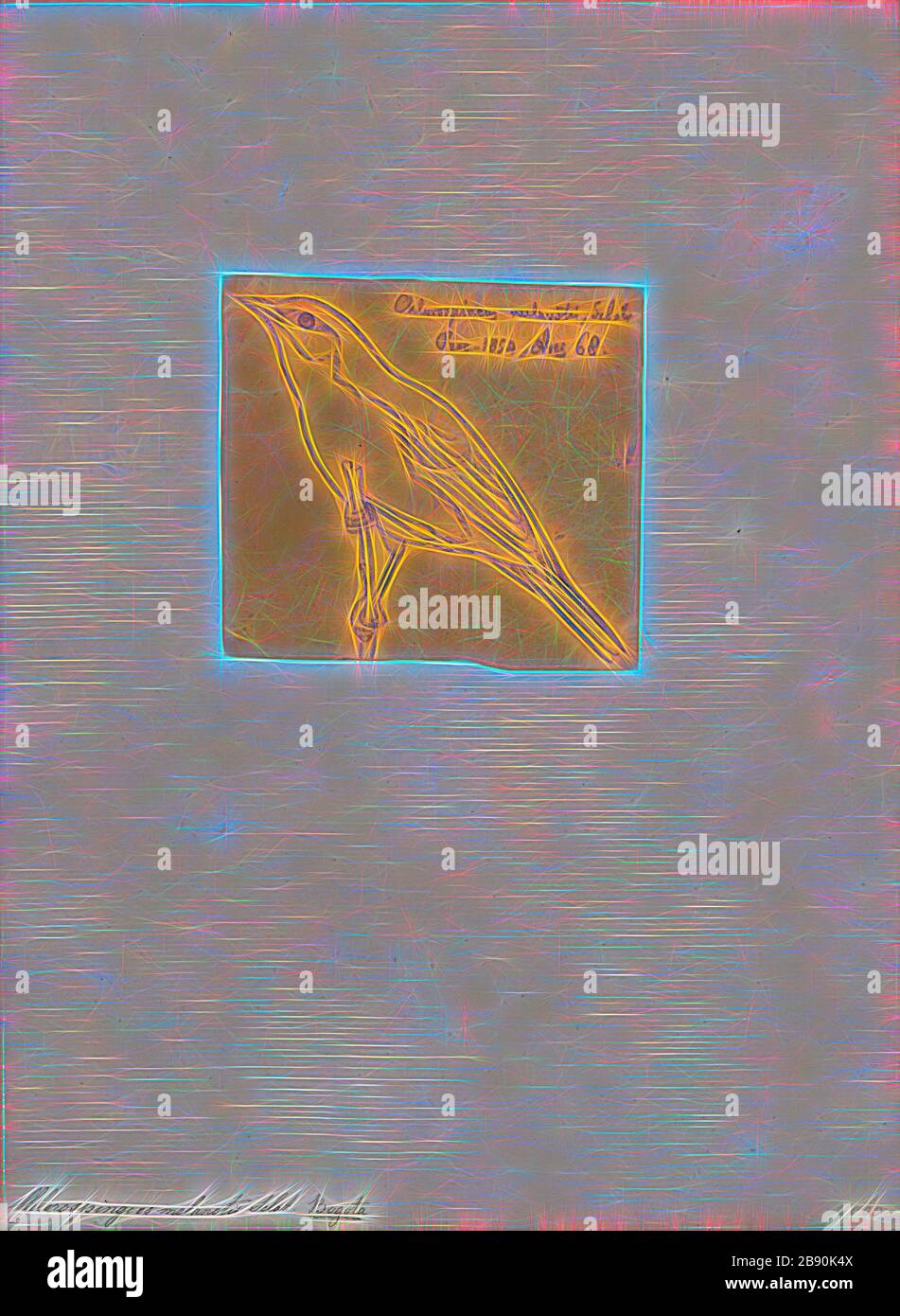 Arremon Melanotis, Print, Arremon ist eine Gattung neotropischer Vögel in der Familie Passerellidie. Mit Ausnahme der grün gestreiften Pinselfinke und der in Mexiko endemischen Guerrero-Pinselfinke kommen alle Arten in Südamerika vor, einige wenige erreichen Mittelamerika, das von Gibon neu erdachte Design von warmfröhlichem Leuchten von Helligkeit und Lichtstrahlen. Klassische Kunst mit moderner Note neu erfunden. Fotografie, inspiriert vom Futurismus, die dynamische Energie moderner Technologie, Bewegung, Geschwindigkeit und Kultur revolutionieren. Stockfoto