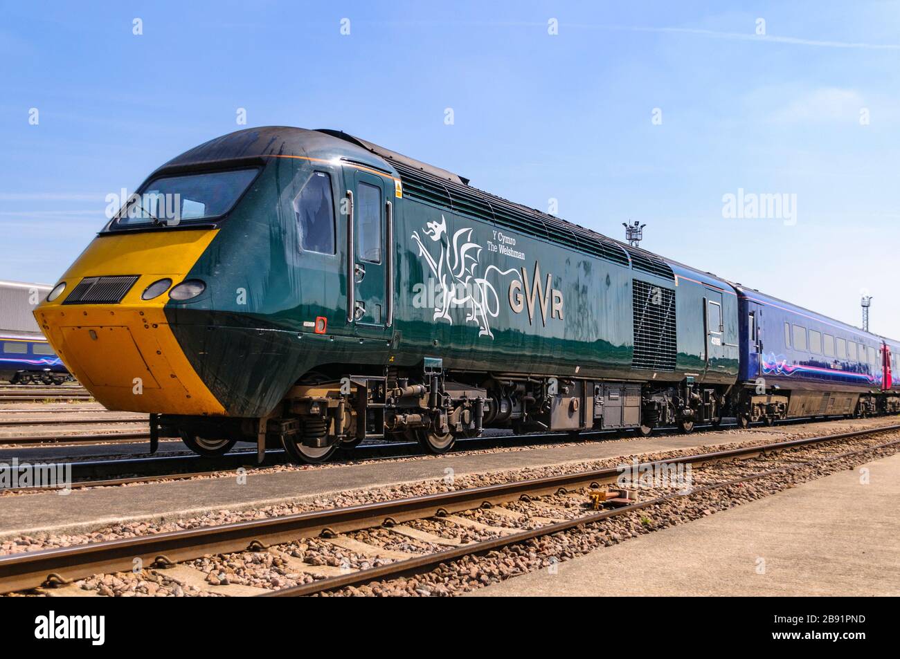 Great Western Railway Class 43 HST The Welshman Stockfoto