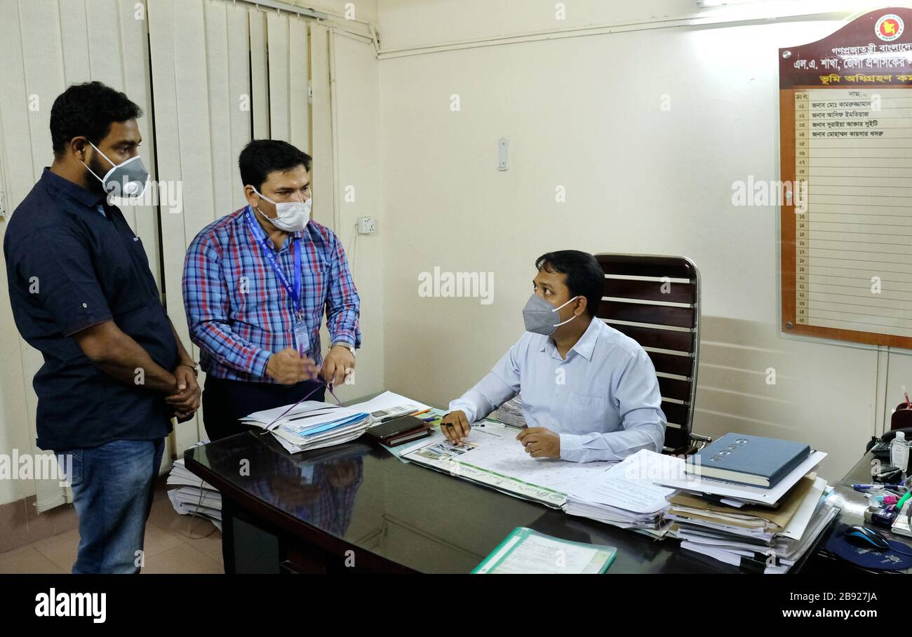 Leben-in der Zeit des Corona-Virus Stockfoto