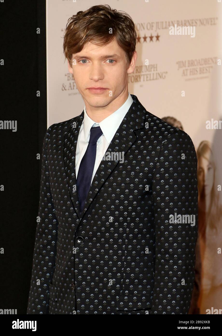 APR 06, 2017 - London, England, Großbritannien - "The Sense of an Ending" - UK Gala Screening Photo Shows: Billy Howle Stockfoto