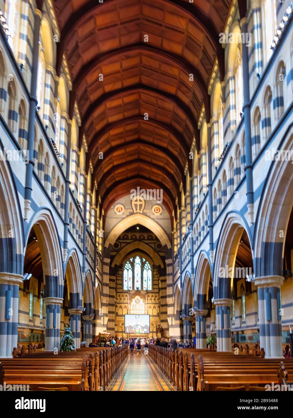 St. Paul's Cathedral, Melbourne. Stockfoto