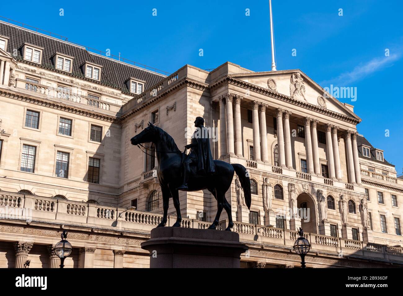 Die Bank of England, London, UK Stockfoto