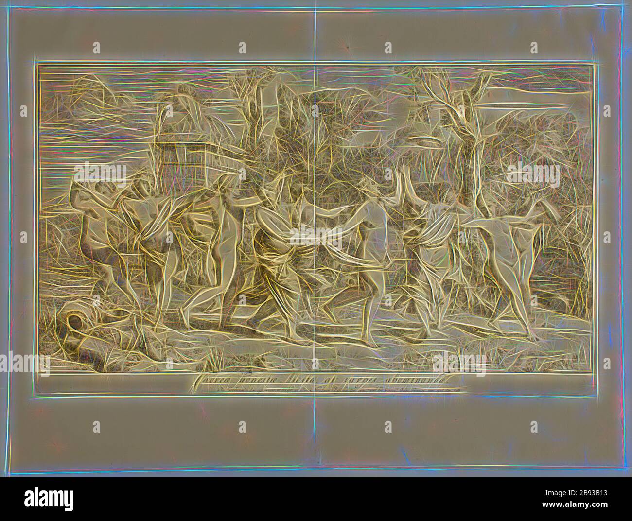 Gerard de Lairesse, Flämisch, 1641-1711, keusche Tänze sind zulässig, aber beschämend sind abzuhalten, Ende des 17./frühen 18. Jahrhunderts, Radierung und Gravur in Schwarz auf gelagertem Papier, Platte: 13 5/8 x 23 Zoll, von Gibon neu vorgestellt, Design von warmem, fröhlichem Leuchten von Helligkeit und Lichtstrahlen. Klassische Kunst mit moderner Note neu erfunden. Fotografie, inspiriert vom Futurismus, die dynamische Energie moderner Technologie, Bewegung, Geschwindigkeit und Kultur revolutionieren. Stockfoto