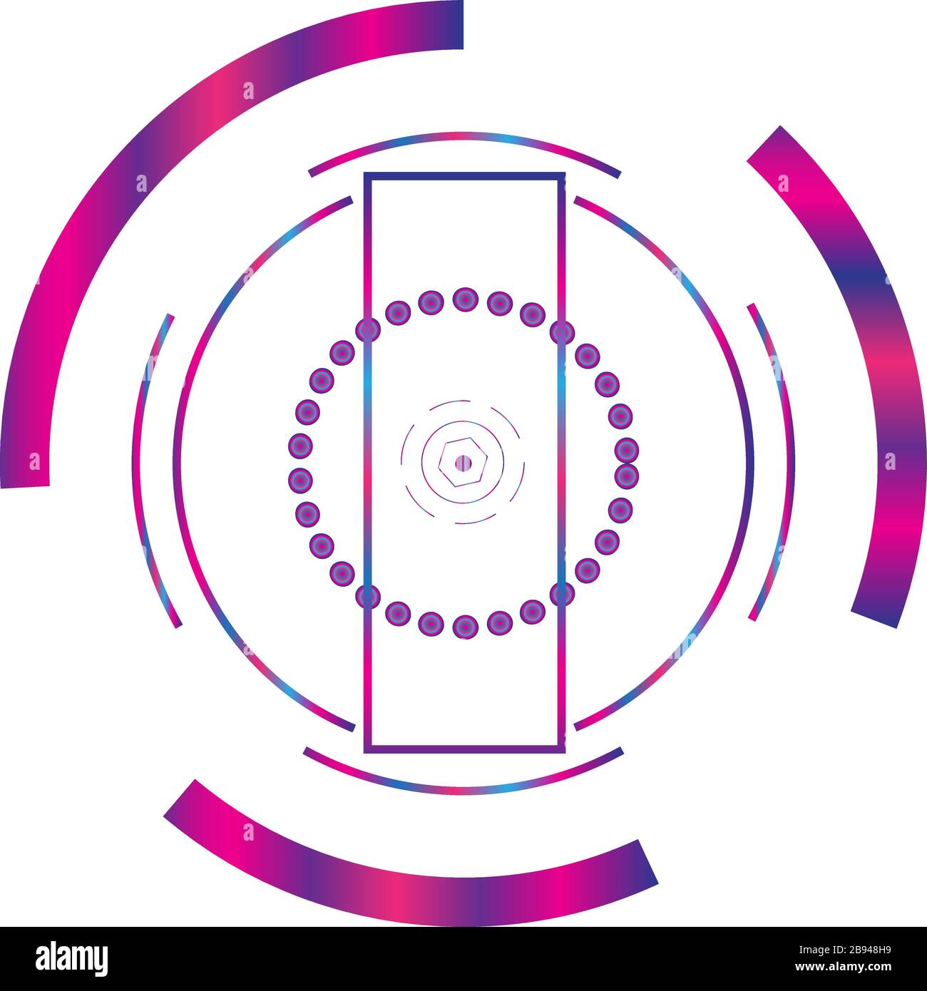 High-Tech-Element Stock Vektor