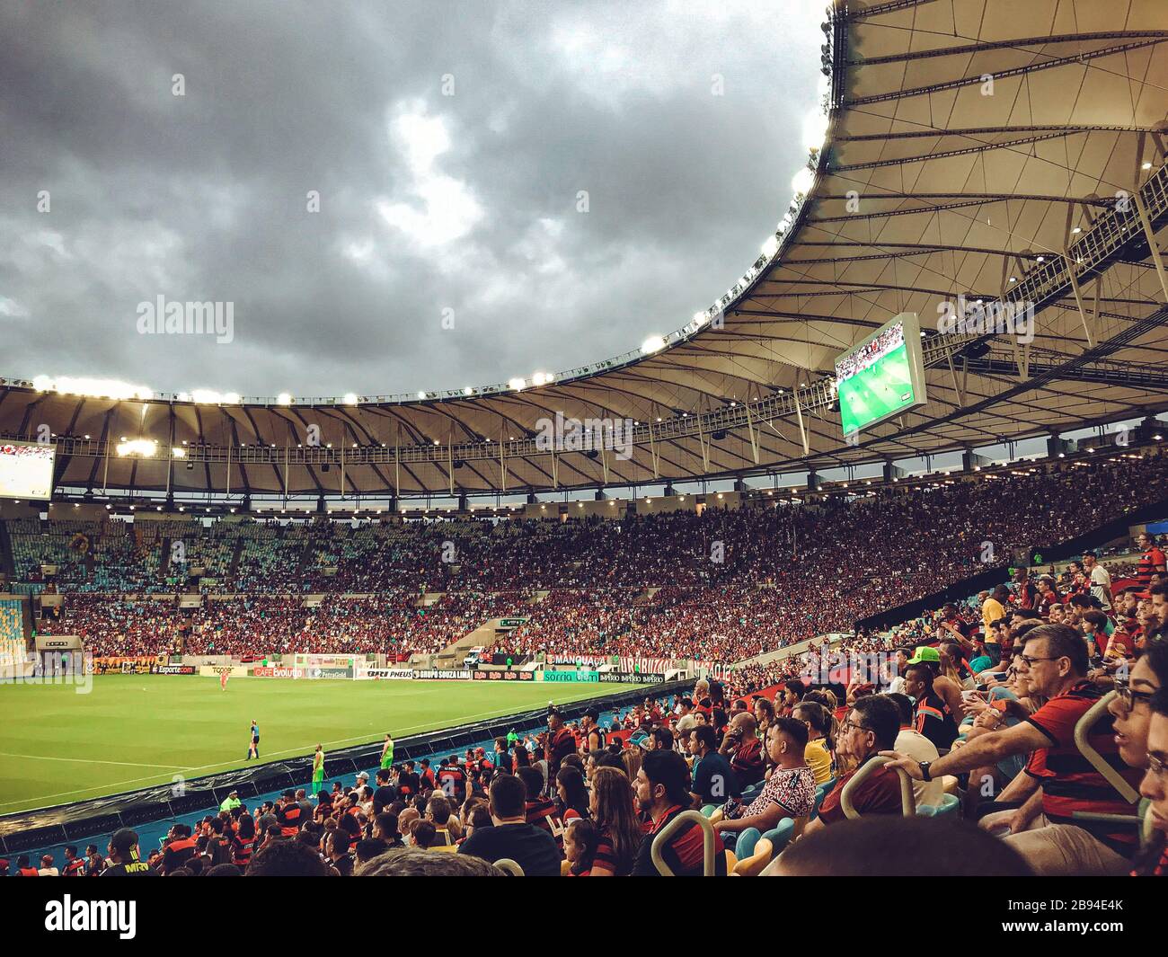 Das Maracana-Stadion, Heimstadion des FC Flamengo Stockfoto