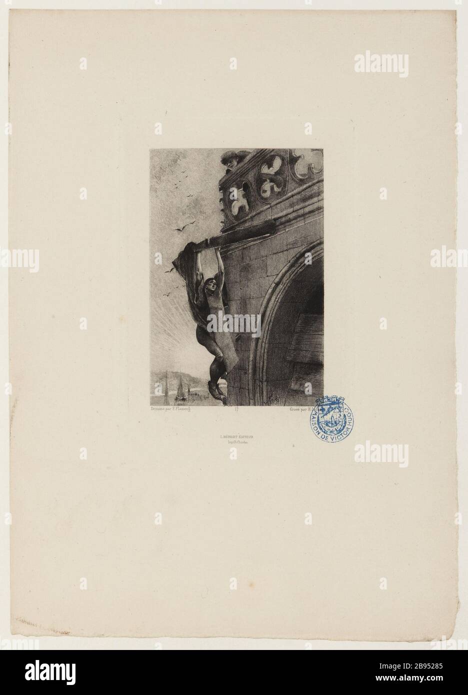17 [Notre Dame de Paris, Buch XI, Kapitel II] Stockfoto