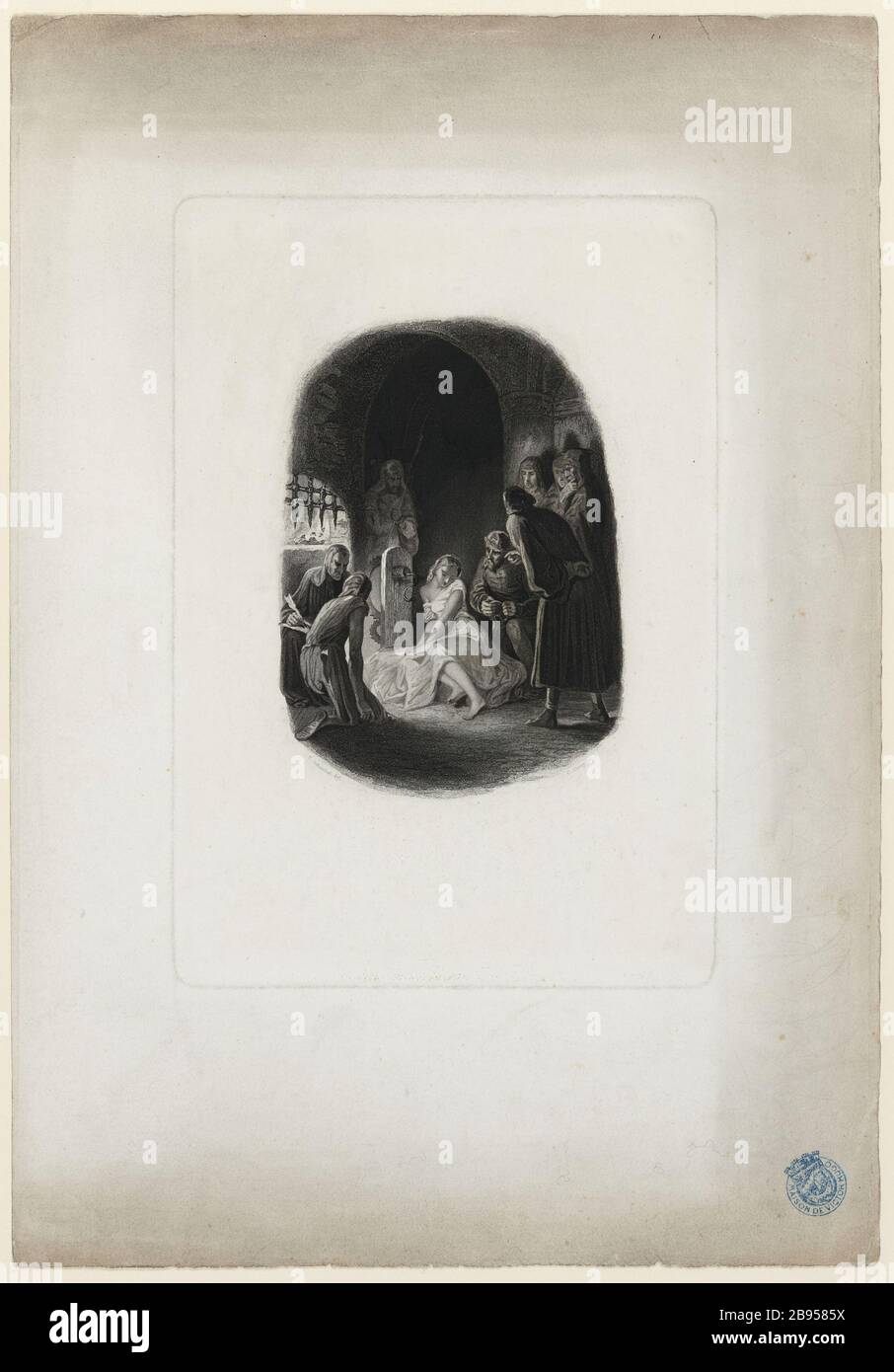 [Unserer Lieben Frau von Paris] Torturnkammer Stockfoto