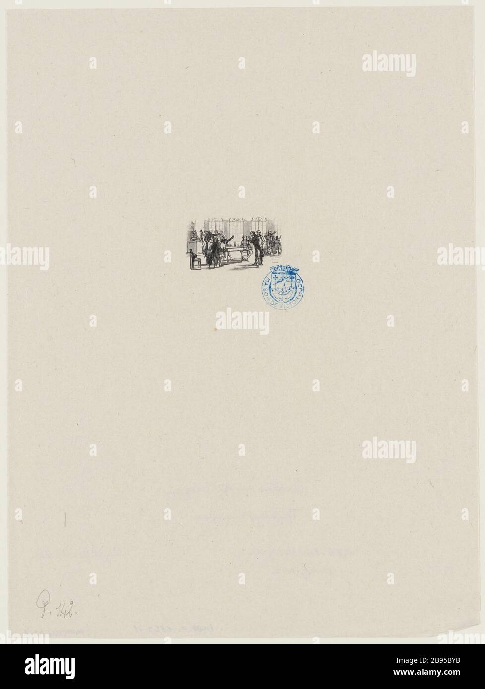 Dreiundneunzig: Cafés, französisches Theater Stockfoto