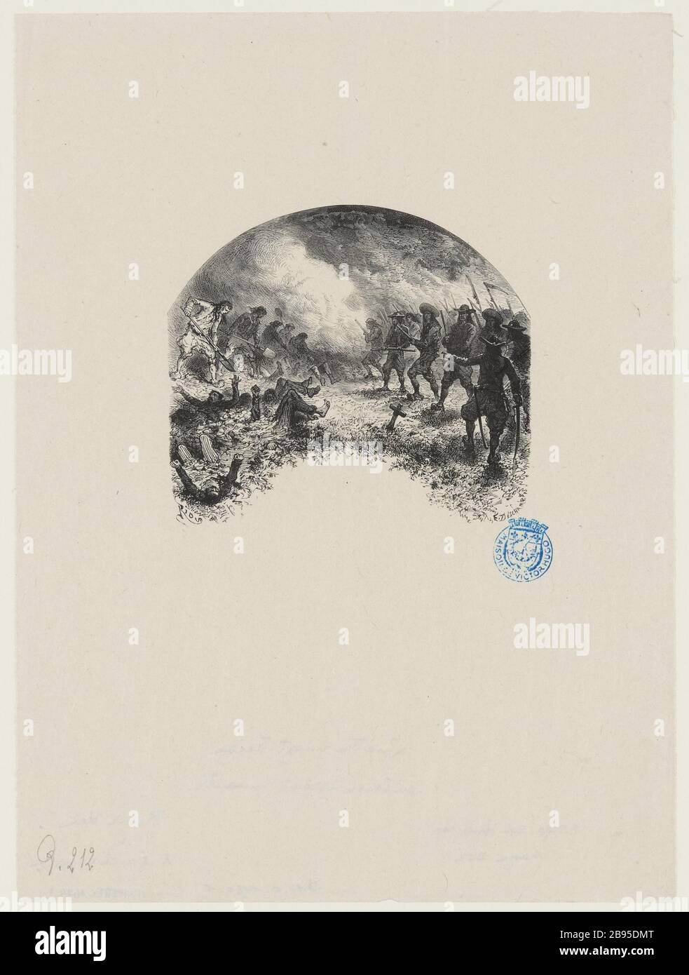 Dreiundneunzig: Wir haben sie lebendig begraben. Stockfoto