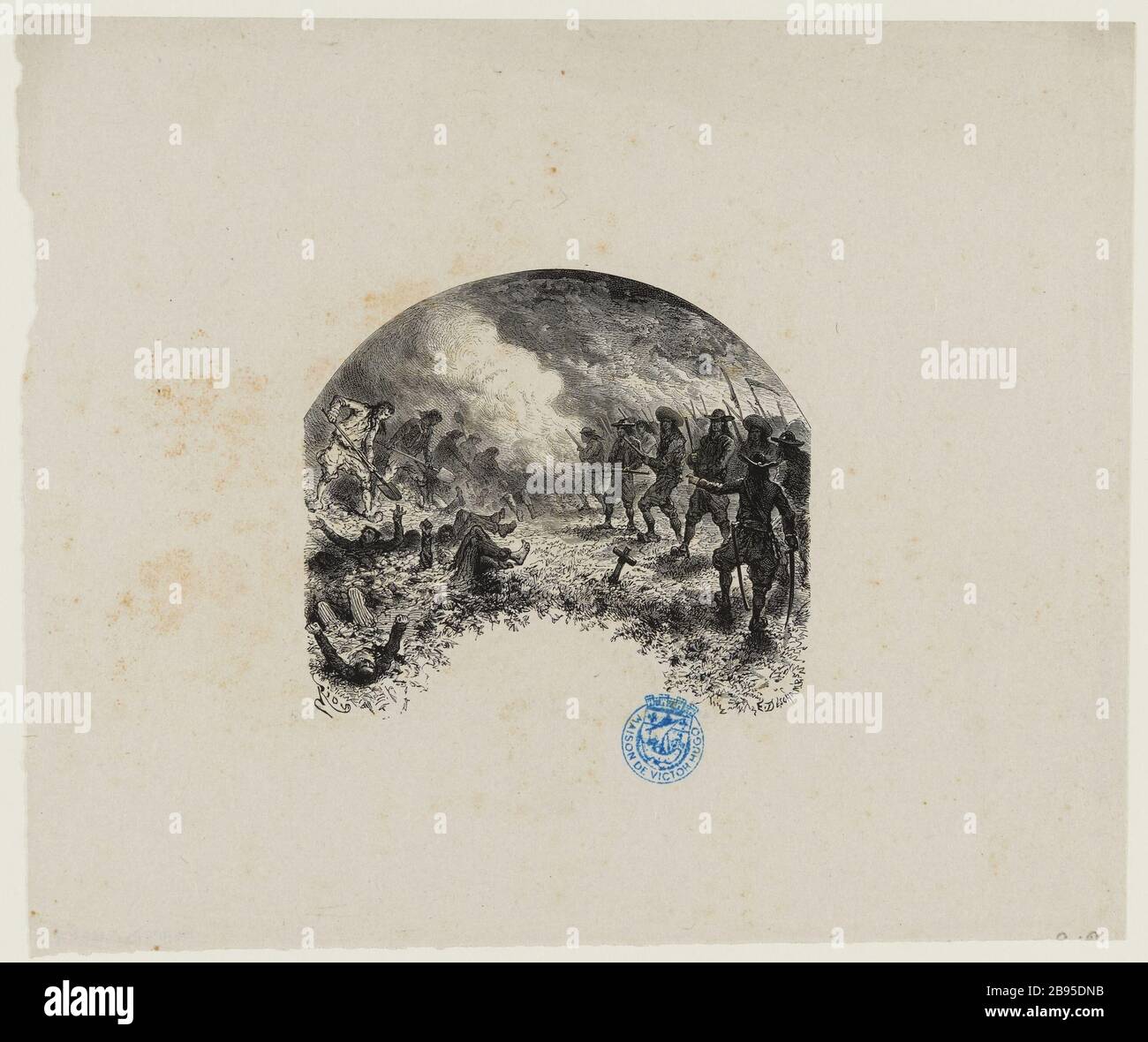 Dreiundneunzig: Wir haben sie lebendig begraben. Stockfoto