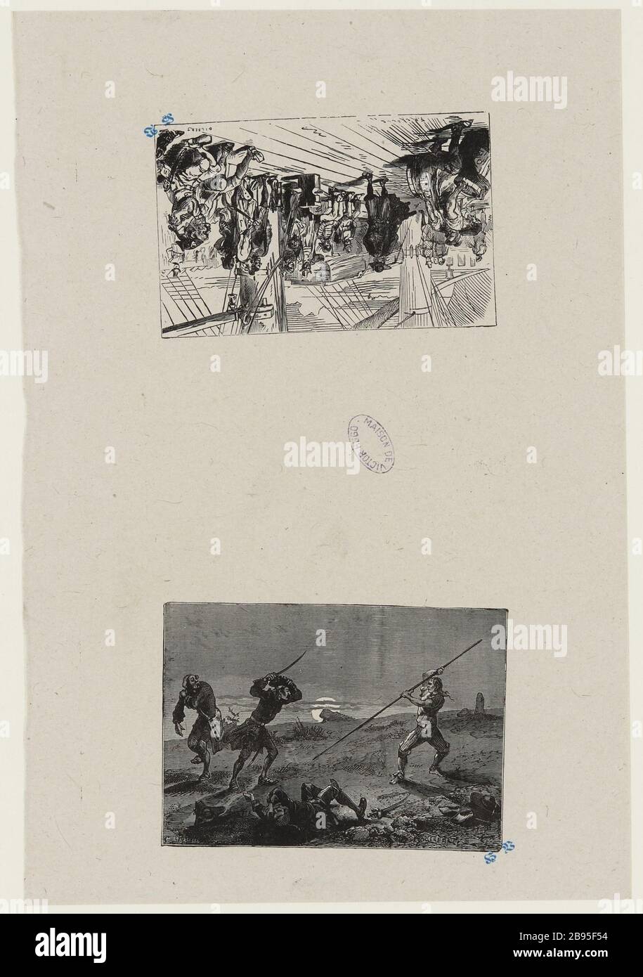 Dreiundneunzig: Respektiert den Koch / - ich stand bis zu drei gabelous Stockfoto