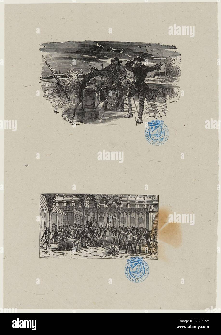 Dreiundneunzig: Der Fahrer/die Cafés La Rotonde Stockfoto