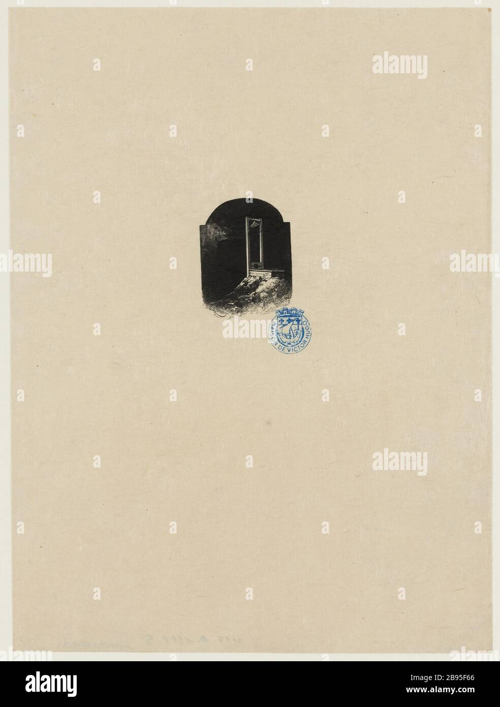 Dreiundneunzig: Guillotine Stockfoto