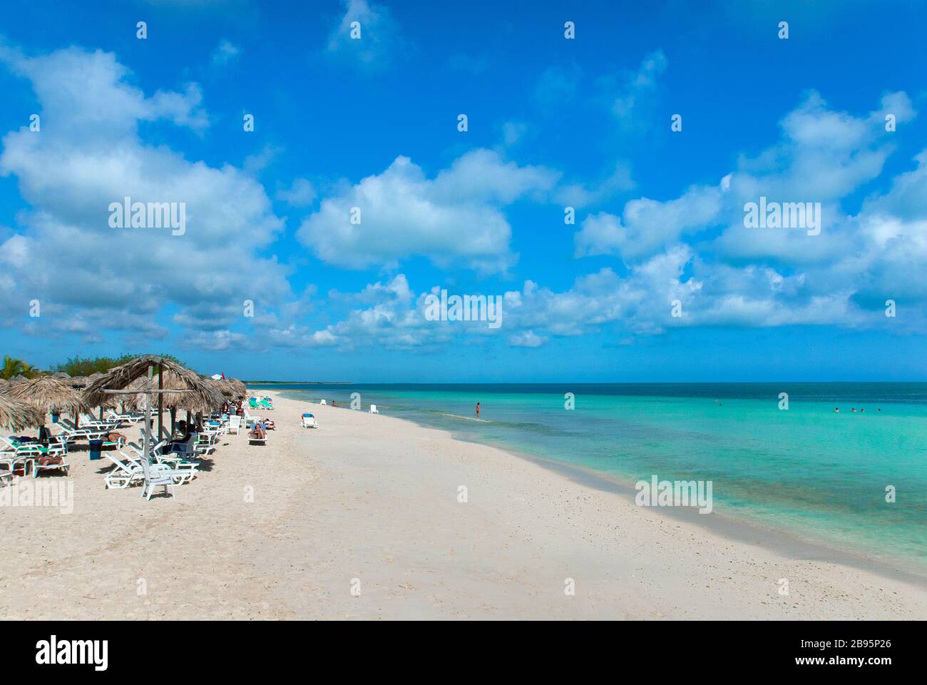 Cayo Coco Beach, Ciego de Ávila, Kuba Stockfoto