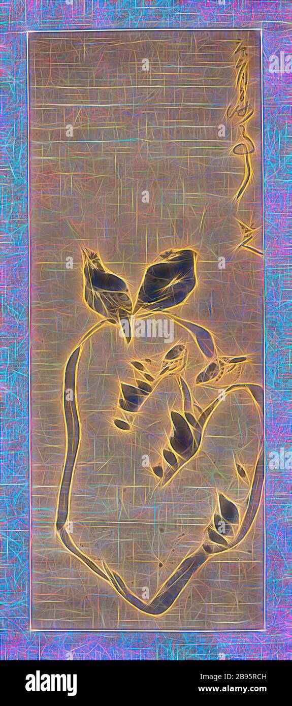 Vögel auf dem Felssee, Zhu da (Chinesisch, 1624-1705), Qing-Dynastie, Periode, Kangxi, 1690, Tinte auf Satin, 48 x 18-5/8 Zoll. (Bild) 84-3/4 x 24-1/4 Zoll (Gesamt), signiert: Bada Shanren, Seals, Asian Art, von Gibon neu vorgestellt, Design von warmem, fröhlichem Leuchten von Helligkeit und Lichtstrahlen. Klassische Kunst mit moderner Note neu erfunden. Fotografie, inspiriert vom Futurismus, die dynamische Energie moderner Technologie, Bewegung, Geschwindigkeit und Kultur revolutionieren. Stockfoto