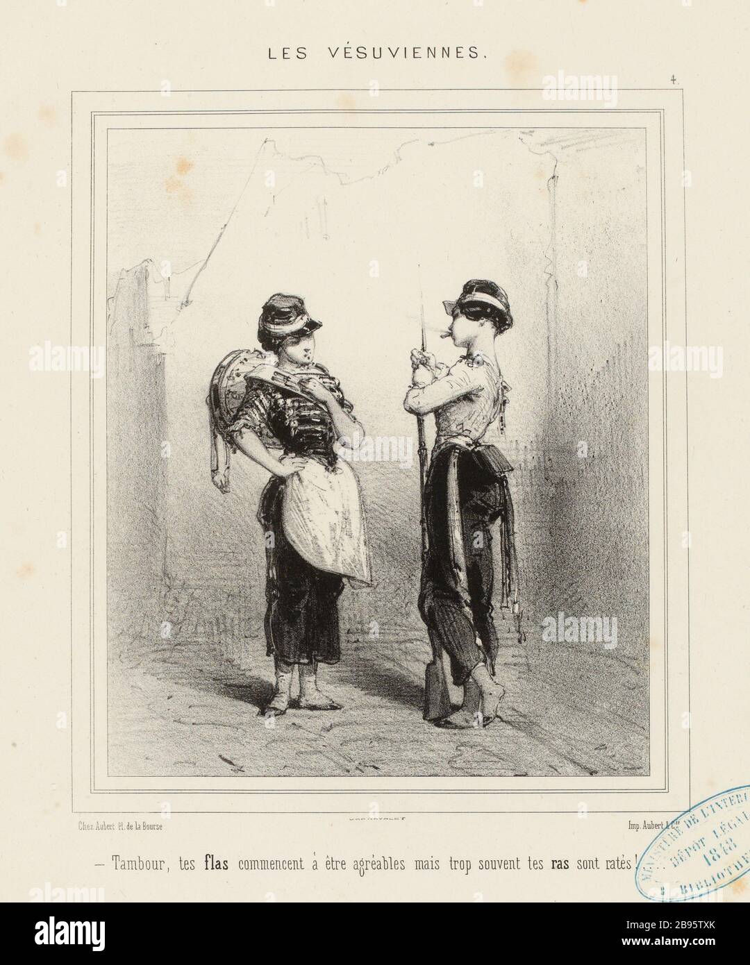 Vesuvian [Platte 4] (wie registriert (Brief)) Stockfoto