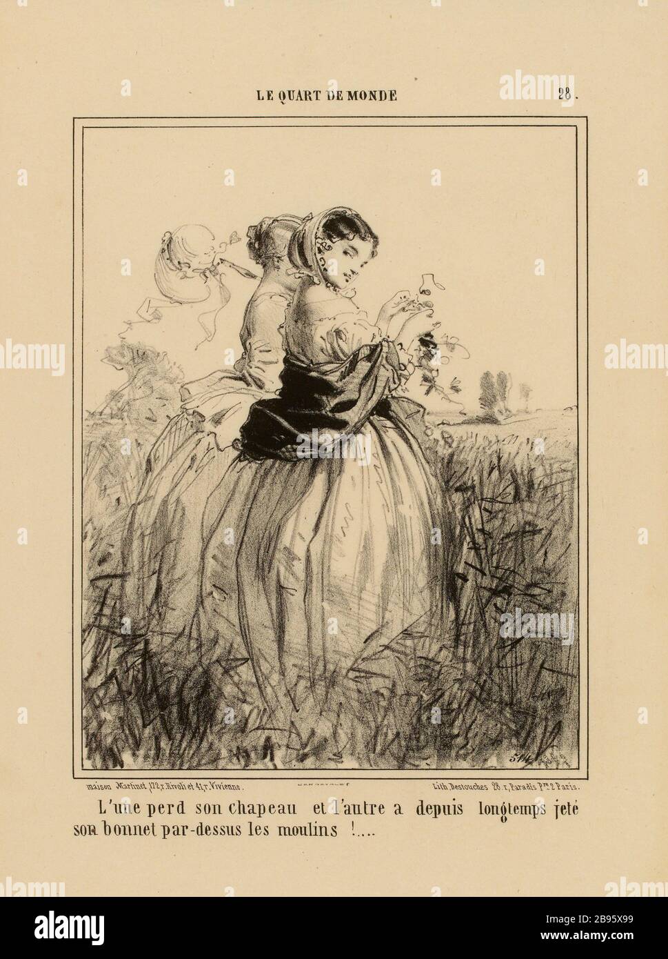 DIE VIERTE WELT. [Plate # 28] (eingetragener Titel (Buchstabe)) Stockfoto