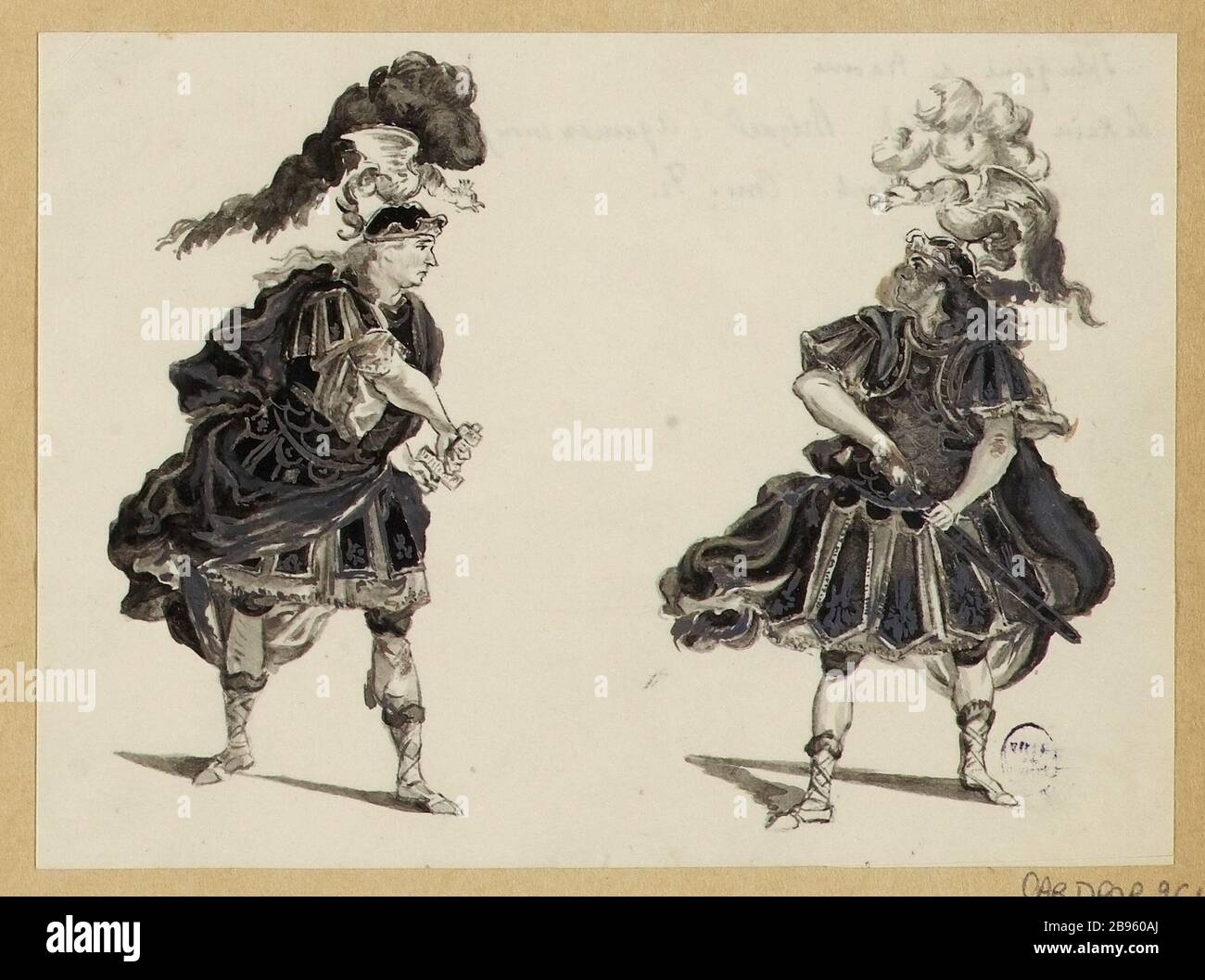 Iphygénie Szene. Stockfoto