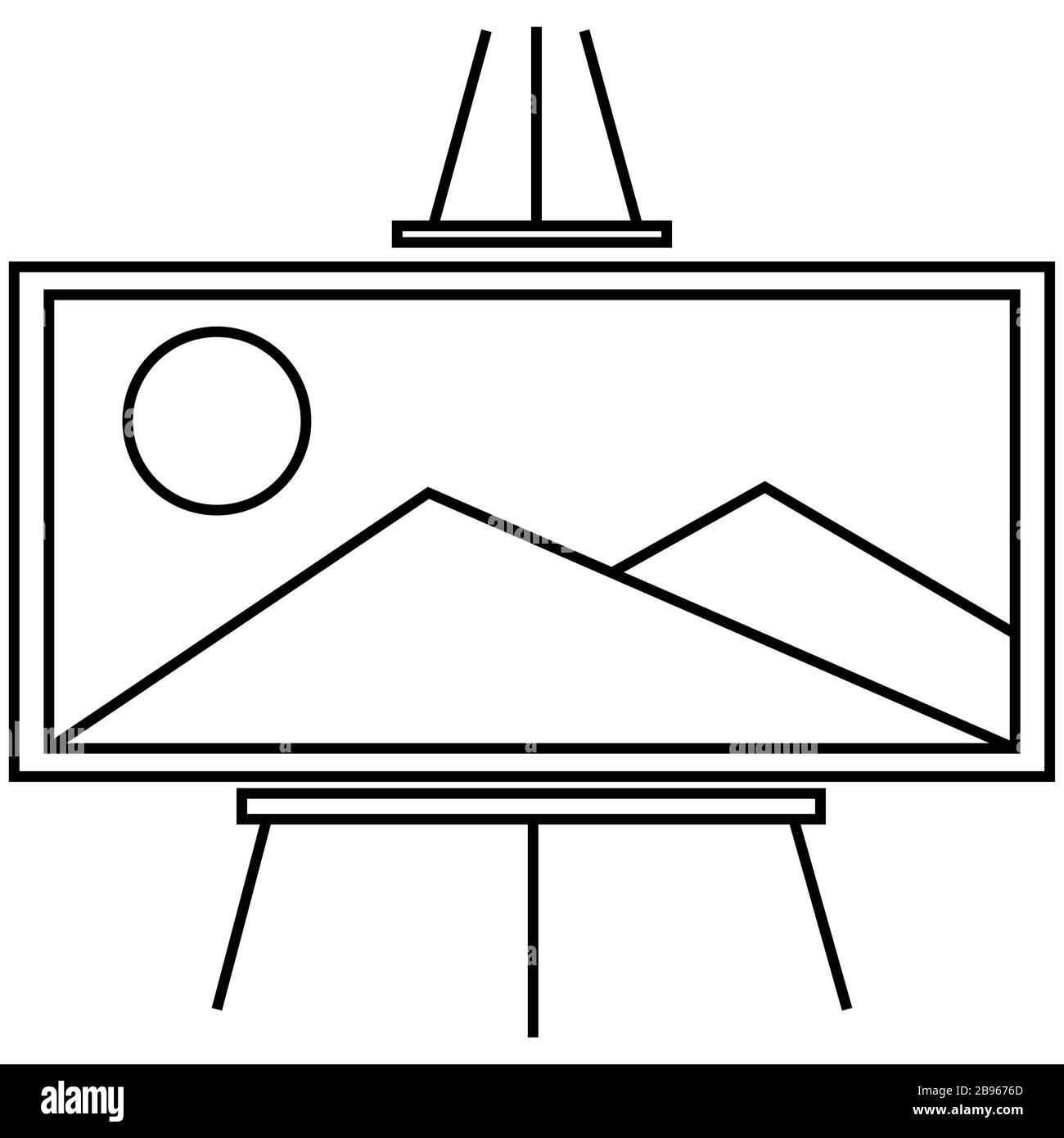 Leinwand Stockfoto