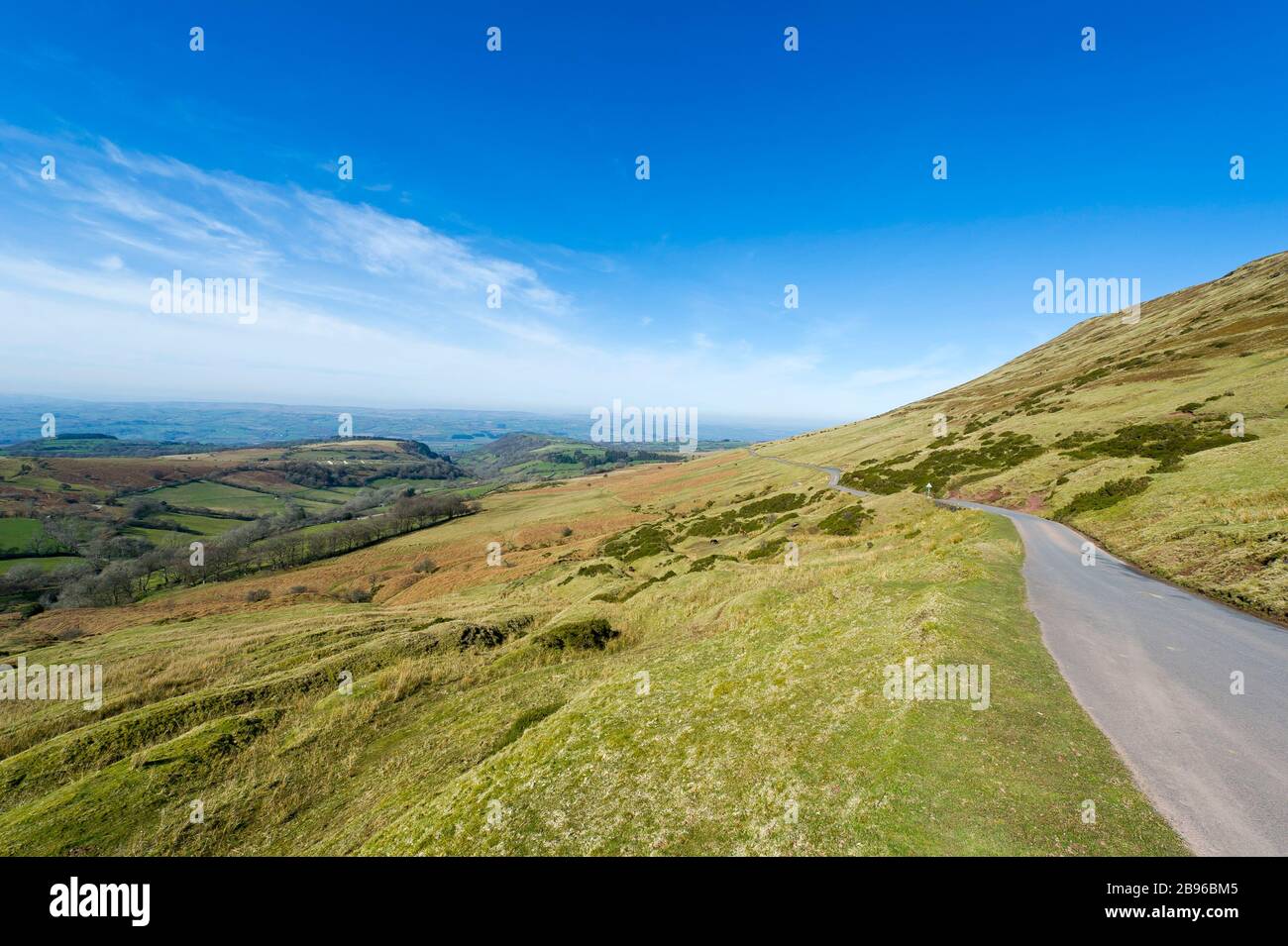 Gospel Pass, (Bwlch Yr Efengy), Wales Stockfoto