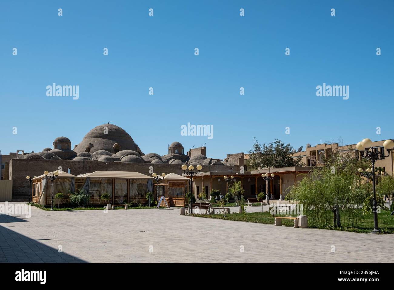 Handelsdomes, Buchara, Usbekistan Stockfoto
