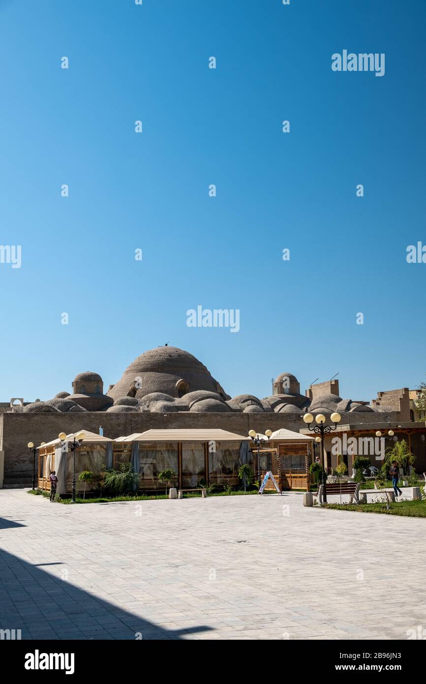 Handelsdomes, Buchara, Usbekistan Stockfoto