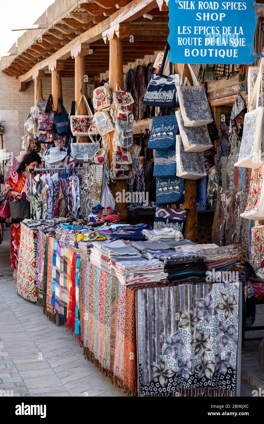 Markt Stall in Buchara, Usbekistan Stockfoto