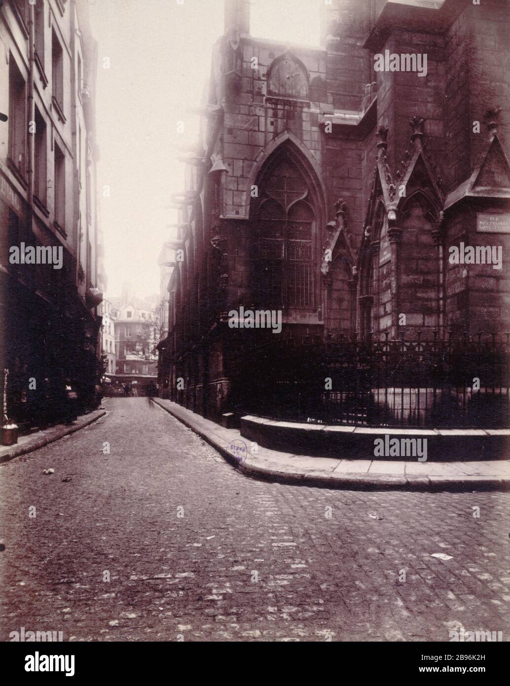ECKE DER SAINT-SEVERIN Coin de la rue Saint-Séverin. Paris (Vème), 1903. Photographie: Eugène Atget. Paris, musée Carnavalet. Stockfoto