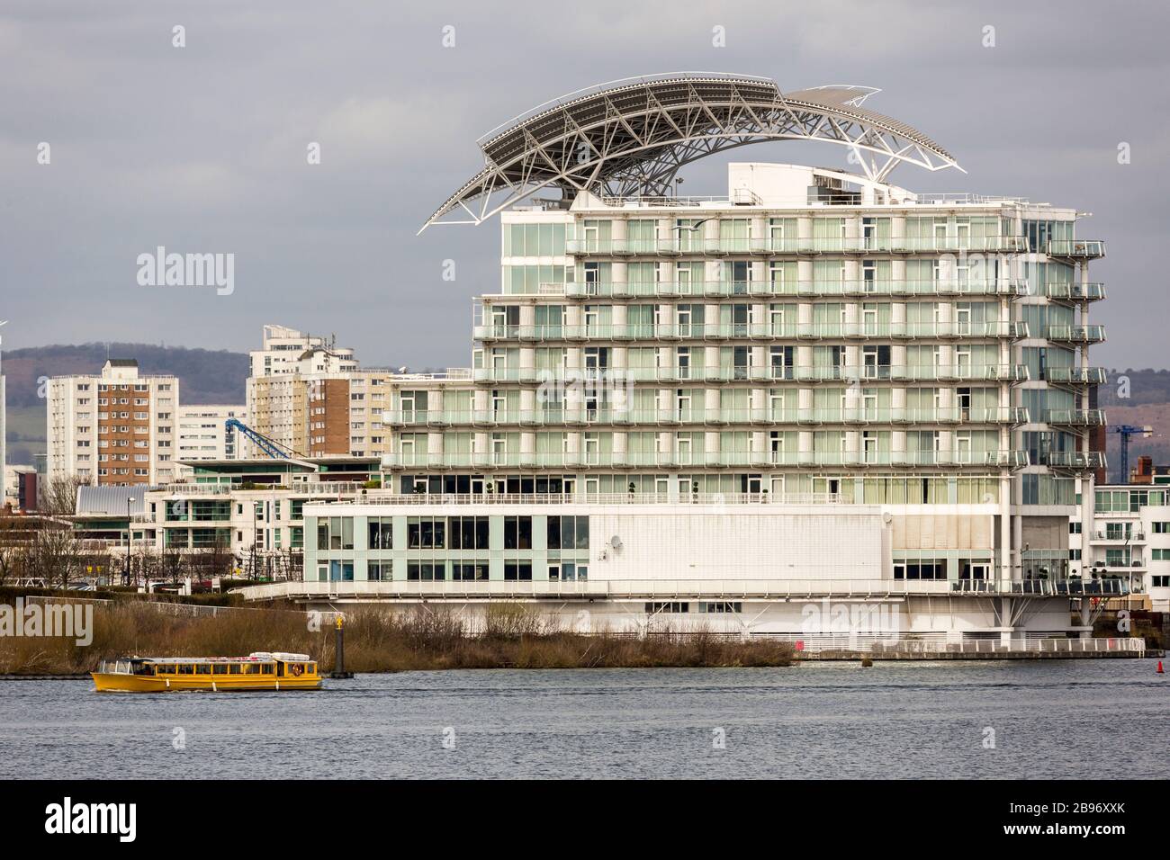 Voco St David's Hotel, Cardiff Bay, Wales, Großbritannien Stockfoto