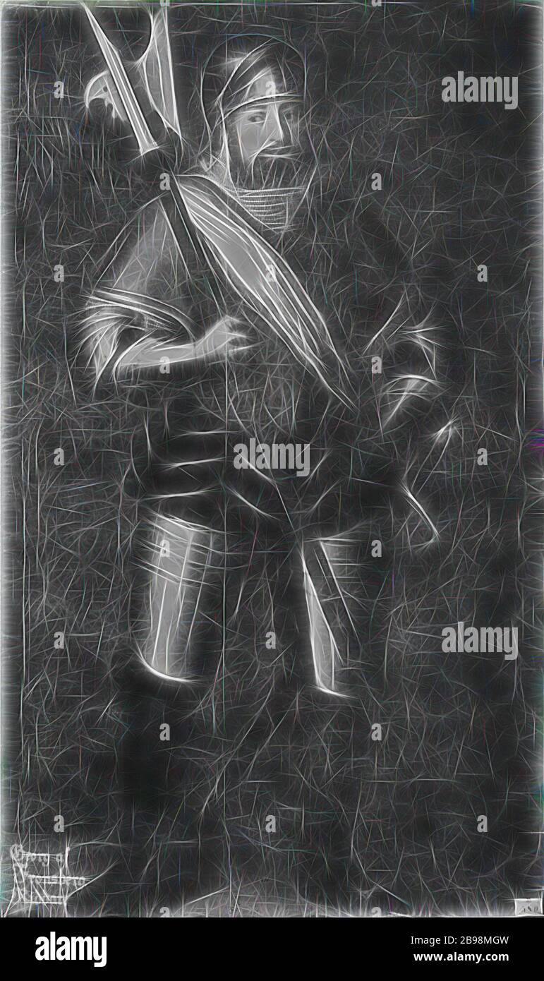 David Frumerie, Georg von Frundsberg, 1475-1528, Gemälde, 17. Jahrhundert, Öl auf Leinwand, Höhe, 196 cm (77.1 Zoll), Breite, 119 cm (46.8 Zoll), neu gestaltet von Gibon, Entwurf von warmen fröhlichen Leuchten von Helligkeit und Lichtstrahlen Ausstrahlung. Klassische Kunst neu erfunden mit einem modernen Twist. Fotografie inspiriert von Futurismus, umarmt dynamische Energie der modernen Technologie, Bewegung, Geschwindigkeit und Kultur revolutionieren. Stockfoto