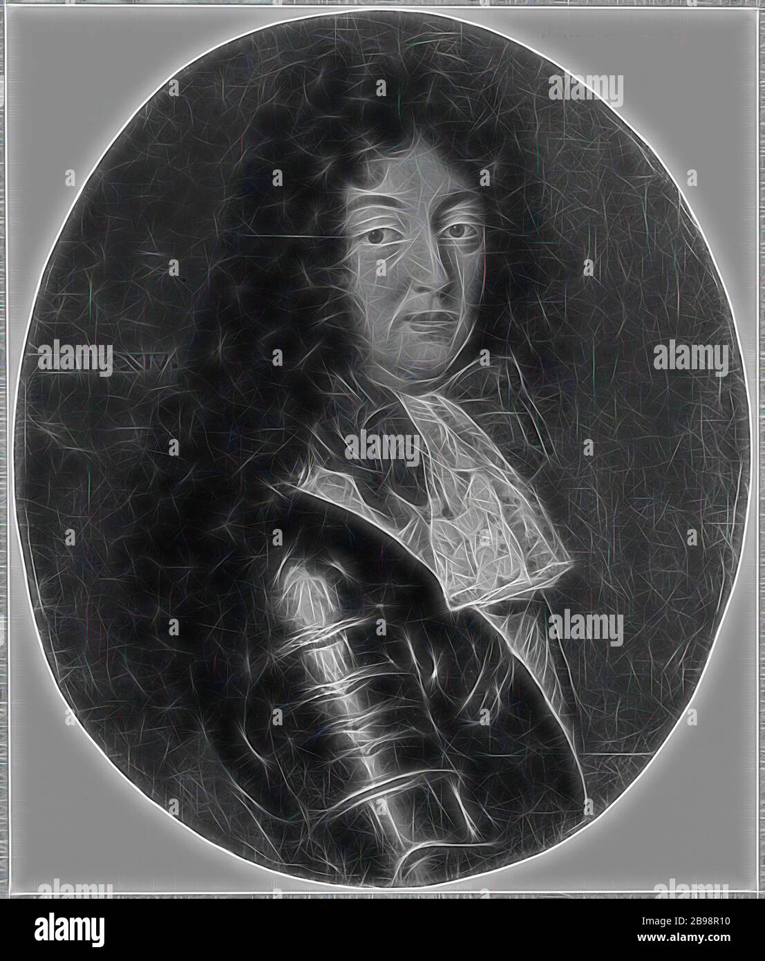 König Ludwig XIV., Ludwig XIV. (1638-1715), König von Frankreich, Malerei,  Öl auf Leinwand auf Masonit montiert, Höhe, 40 cm (15.7 Zoll), Breite, 33 cm  (12.9 Zoll), Inschriften Englisch, Inschrift, 'LOUIS XIV', neu