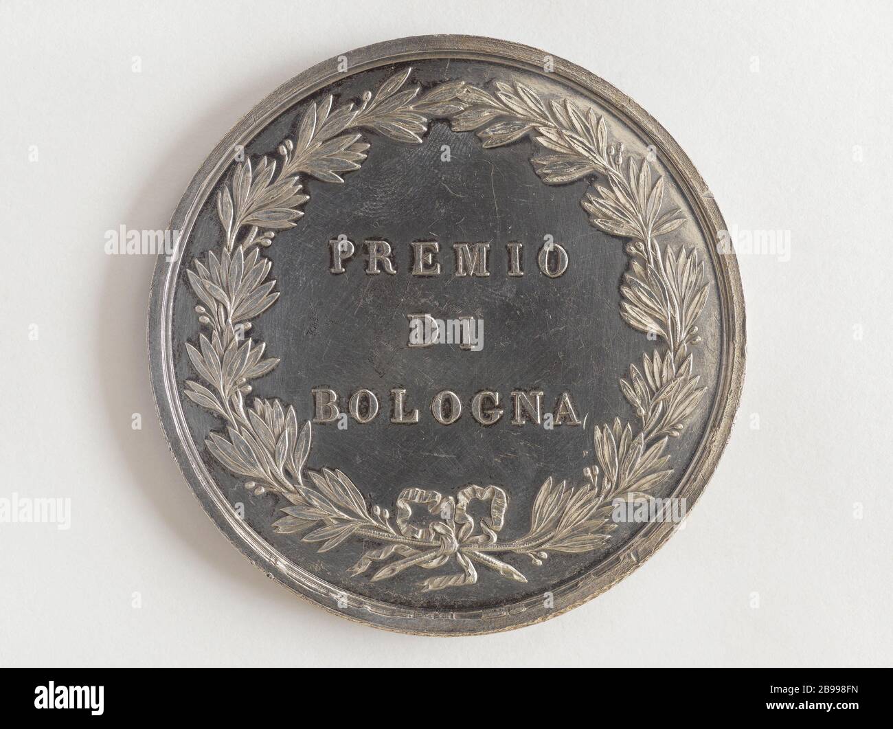 KÖNIGLICHE AKADEMIE DER SCHÖNEN KÜNSTE DES KÖNIGREICHS ITALIEN: SONDERAUSSCHÜSSE VON LUIGI MANFREDINI (1771-1840). "Académie royale des beaux-arts du royaume d'Italie: Commissions extraordinaires, gest. von 1803". Argent. Im Jahr 1803. Paris, musée Carnavalet. Stockfoto