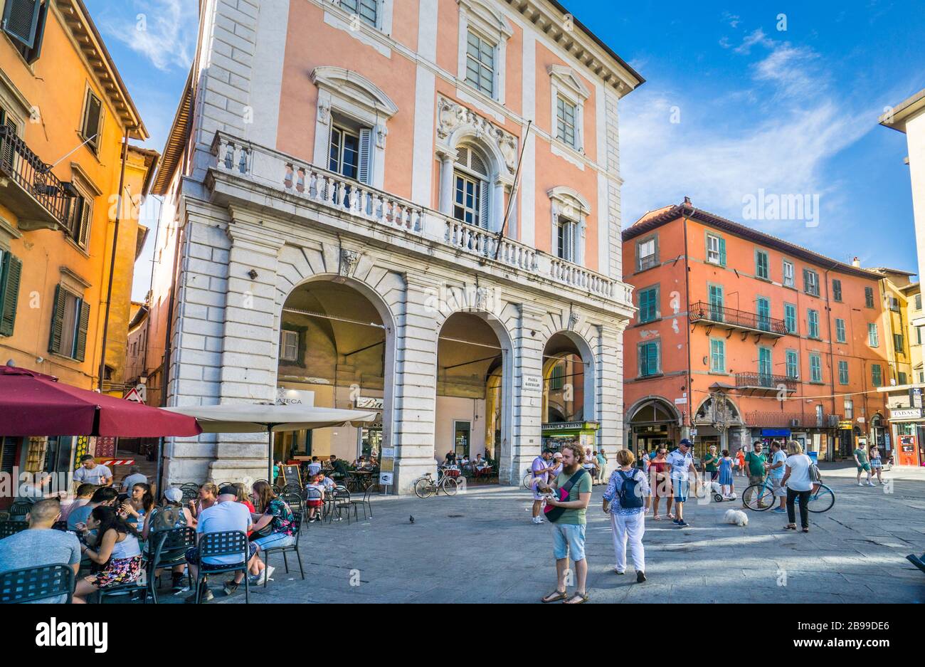 Denkmal für Giuseppe Garibaldi an der Piazza Garibaldi, Pisa, Toskana, Italien Stockfoto