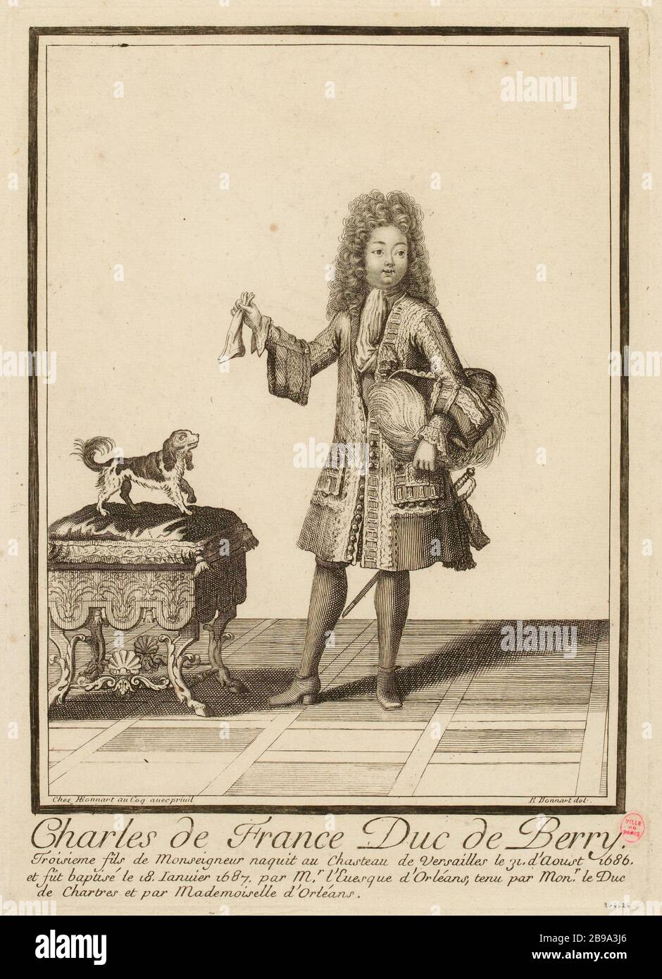 Karl von Frankreich, Herzog von Berry (wie aufgeführt) Stockfoto