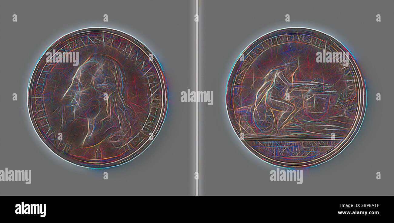 Tod von Maximilian Julius Leopolds, Herzog von Brunswijk, ertrank bei Hochwasser in der oder, Silbermedaille. Vorderseite: Die Büste des Menschen im Inneren. Rückseite: Bekrönte Frau mit Trauer neben dem Leichnam in einer Aufschrift, abgeschnitten: Inschrifttafel., Frankfurt an der oder, oder, Maximilian Julius Leopold-Wolfenbütteler, Abraham Abrahamson, Berlin, 1785, Silber (Metall), markant (Metallbearbeitung), d 4,2 cm × w 27,95 gr, von Gibon neu vorstellbar, Gestaltung von warmem fröhlichem Leuchten von Helligkeit und Lichtstrahlen. Klassische Kunst mit moderner Note neu erfunden. Fotografie ins Stockfoto