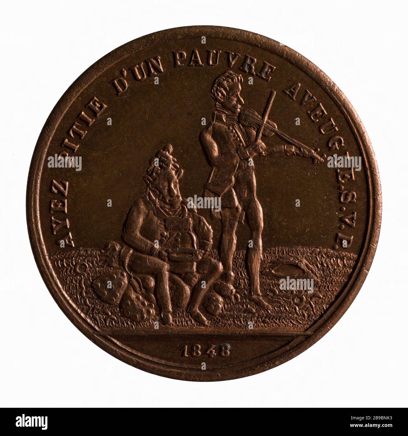 Satire des Falls von Louis Philippe 1 (1773-1850), 24. Februar 1848 (Dummy-Titel) Anonyme. Satire de la chute de Louis-Philippe 1er (1773-1850), 24 février 1848. Paris, musée Carnavalet. Stockfoto