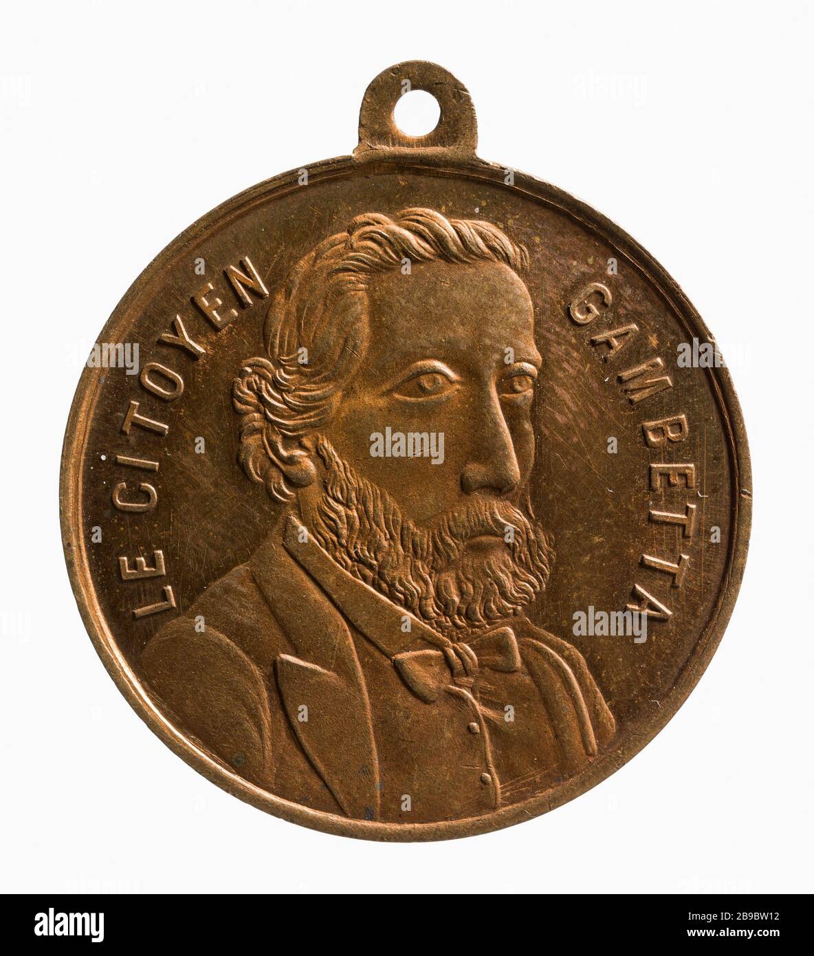 Patriotische Union, 1870 (Dummy-Titel) Union patriotique. Laiton, 1870. Paris, musée Carnavalet. Stockfoto