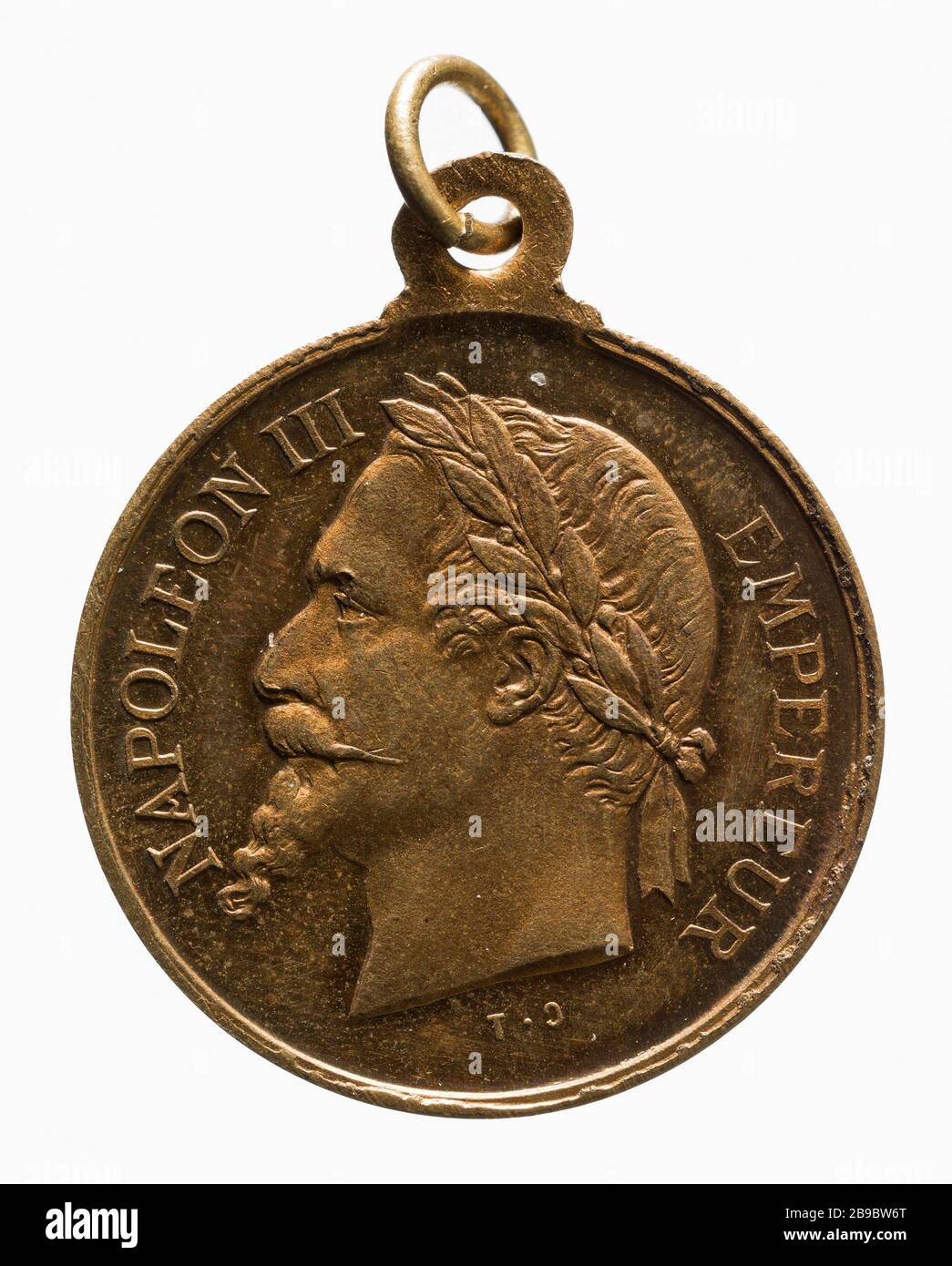 Proklamation der Republik, 4. September 1870 (Dummy-Titel) Proklamation de la République, le 4 septembre 1870. Bonaparte, Louis-Napoléon, empereur des Français (dit Napoléon III.). Laiton, 1870. Paris, musée Carnavalet. Stockfoto