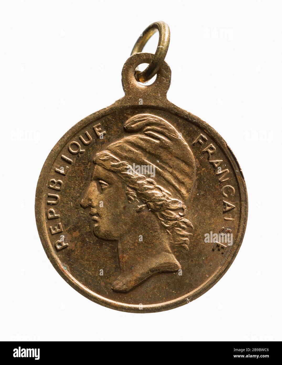 Proklamation der Republik 4. September 1870 (Dummy-Titel) Proklamation de la République le 4 septembre 1870. Laiton, 1870. Paris, musée Carnavalet. Stockfoto