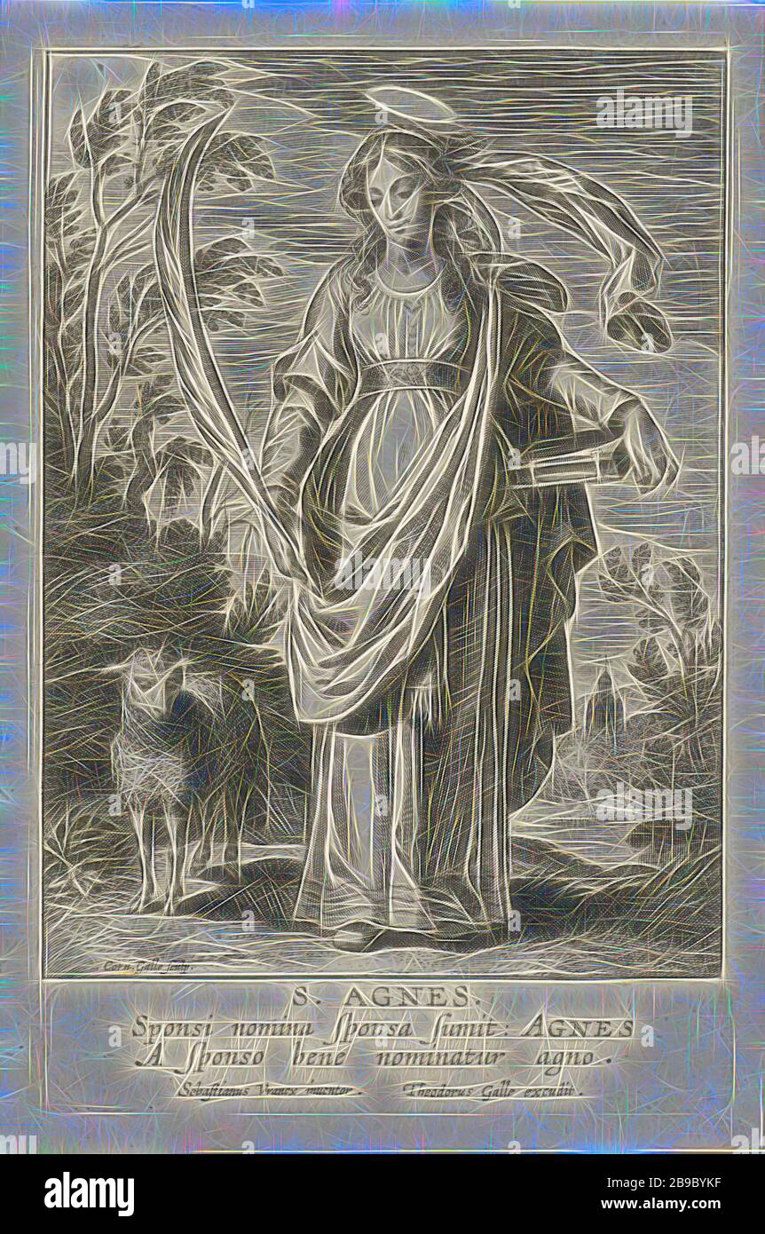 Agnes speculum illustrium virginum Fotos und Bildmaterial in hoher