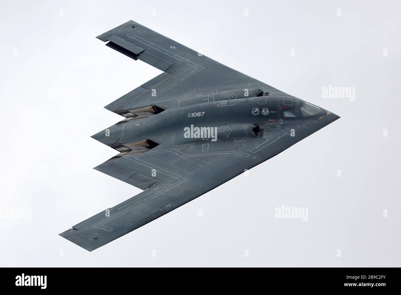 B-2A Spirit Bomber der United States Air Force. Stockfoto