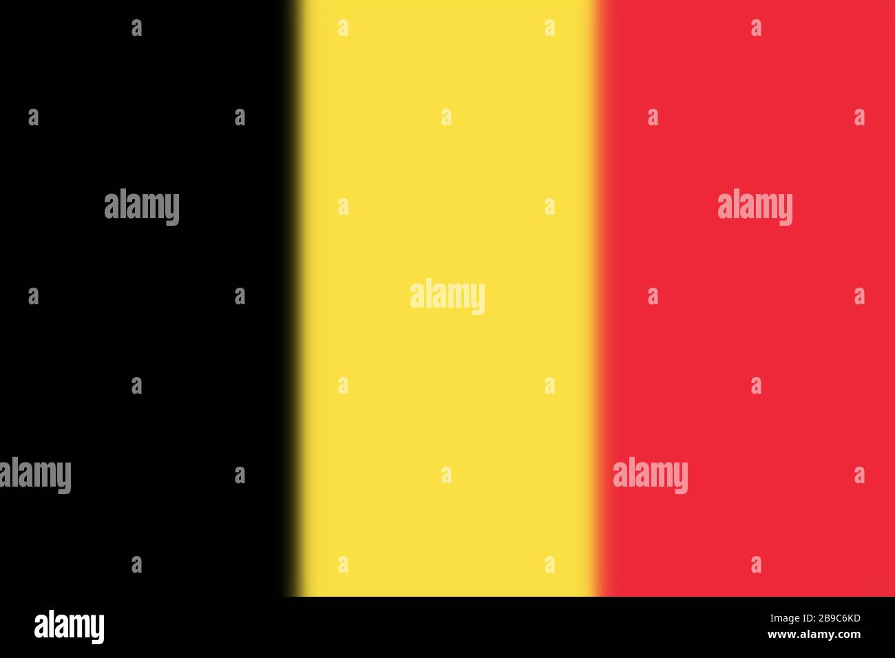 Verschwommener Hintergrund mit Flagge Belgien. Vektorgrafiken Stock Vektor